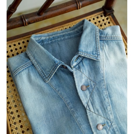 MAATEE&SONS DENIM SHIRTS COVERALL