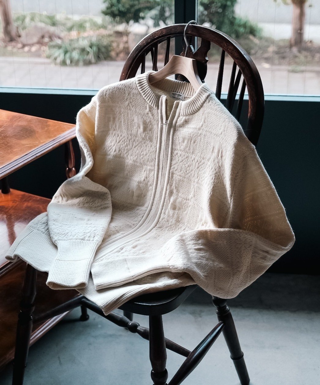 [maatee&sons] 名作 M/N ARMY SWEATER 3 NAVY M/N ARMY SWEATER - WUNDER