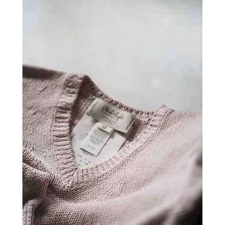 Olde H&Daughter Ex. SILK NEP V NECK P/O
