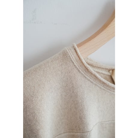 slopeslow  Cotton/Linen Light French terry Crew Neck