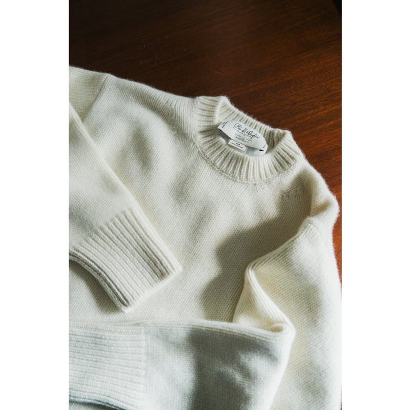 Olde H & Daughter BABY CASHMERE CREW NECK P/O |