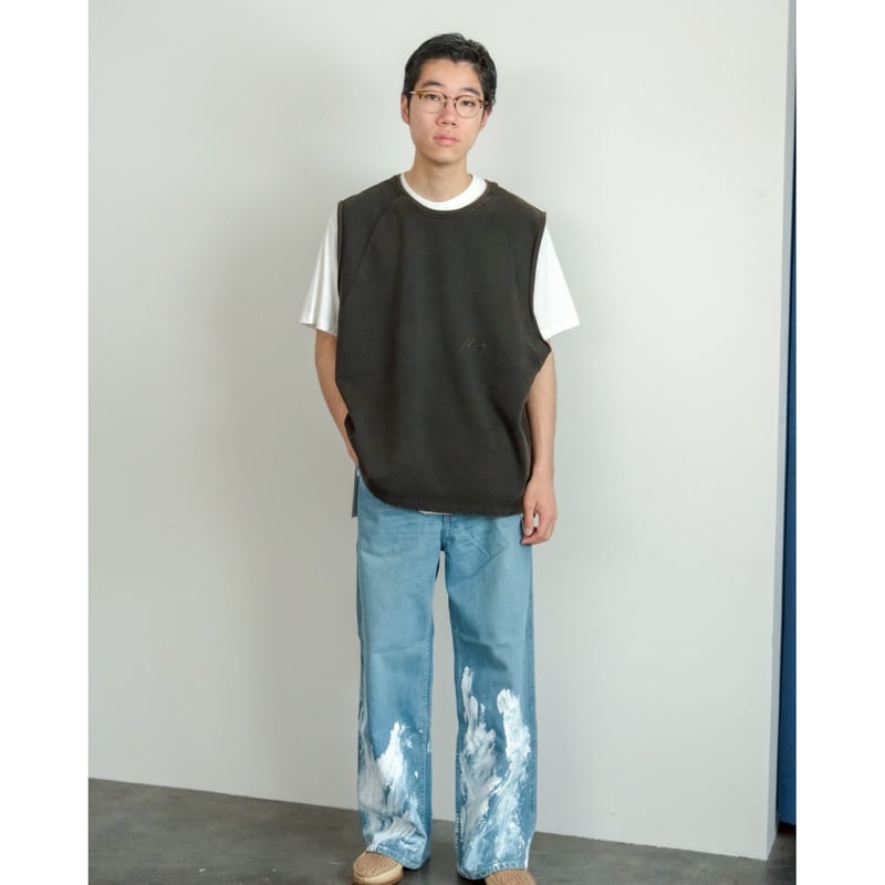 ANCELLM FADED SLEEVELESS T-SHIRT | MusterWerk