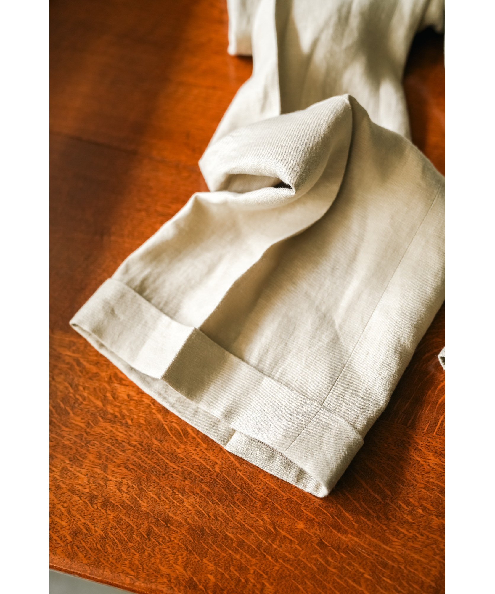 THE CLASIK LINEN HEMP TWILL TROUSERS | MusterWerk