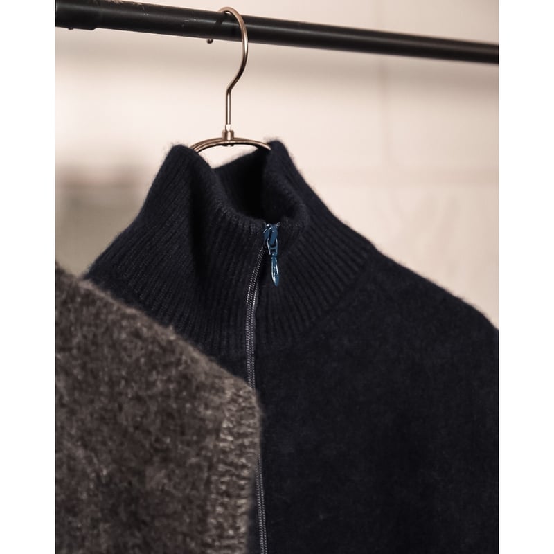 MAATEE&SONS CASHMERE 強圧縮 ZIP VEST 