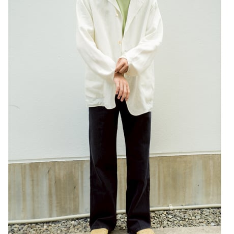 MAATEE&SONS Ex. "150/2 ROYAL OLYMPIC LINEN" 折って折ってHAND SHIRTS JACKET