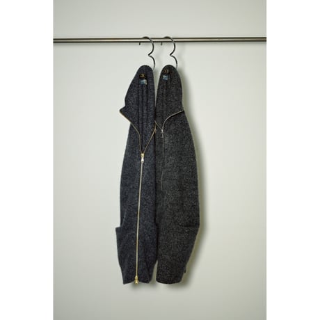 MAATEE&SONS Ex. CASHMERE 強縮絨 ZIP VEST "俺のちゃんちゃんこ"