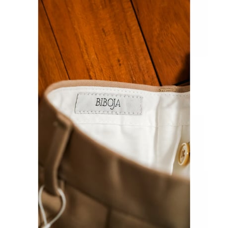 BIBOJA High Waisted Flare Trousers - No Pleat/Slanted Pockets