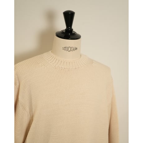 Olde H & Daughter WOOSTED WOOL CREW NECK P/O