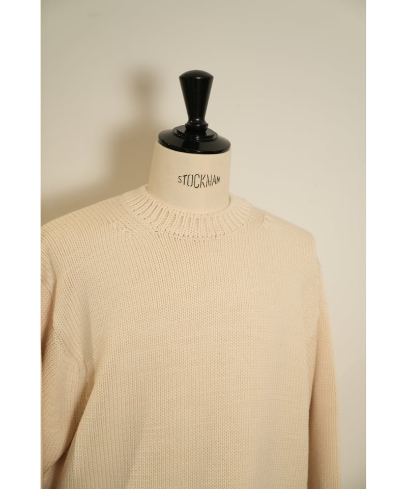 Olde H & Daughter WOOSTED WOOL CREW NECK P/O | Olde H & Daughter WOOSTED WOOL CREW NECK P/O |