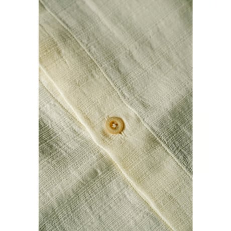 Aquellos Ojos Verdes Ex.Ethnic grosgrain Classic open collar shirt
