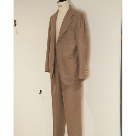 MAATEE&SONS Ex. CASHMERE/MINK UNCON SINGLE BLAZER