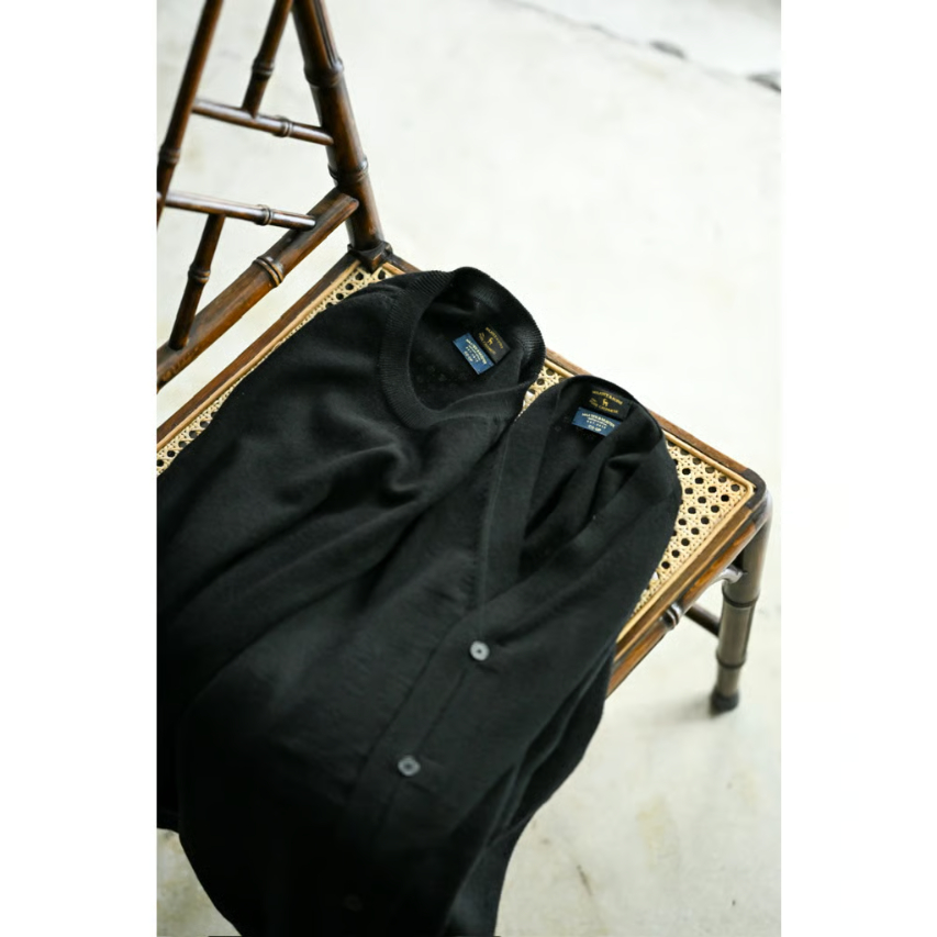 MAATEE&SONS Ex. COMBI V CARDIGAN / P/O CREW NE