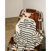 WALENODE Off-spec wool Basque sweater