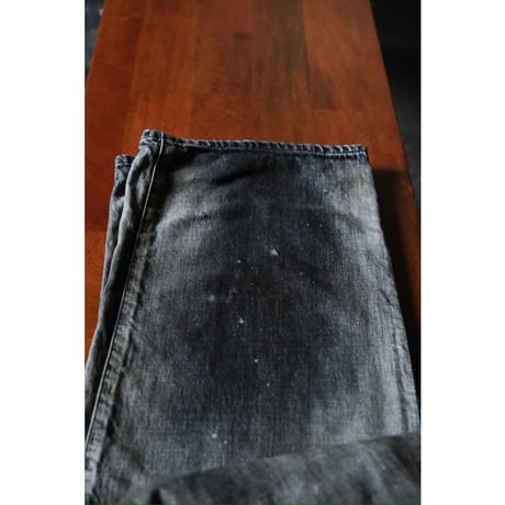 ANCELLM AGING MIDDLE STRAIGHT 5P DENIM PANTS