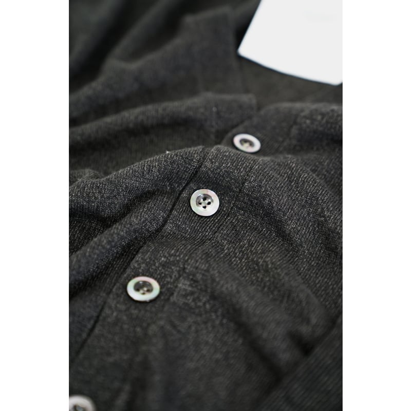 Olde H&Daughter LINEN SILK PLAIN STITCH V NECK