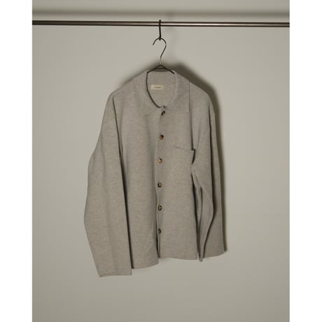 The CLASIK MILLED FINE WOOL SHIRT CARDIGAN