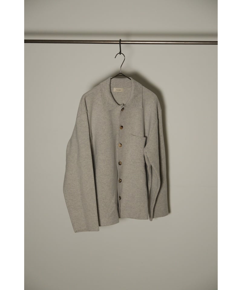 The CLASIK MILLED FINE WOOL SHIRT CARDIGAN | Mu The CLASIK MILLED FINE WOOL SHIRT CARDIGAN | Mu