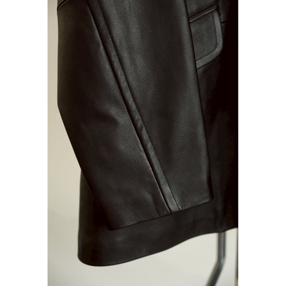 MAATEE&SONS SPANISH LAMB 裏カシミヤ LEATHER HALF COA