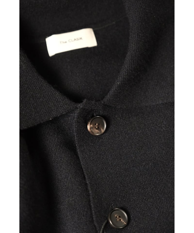 The CLASIK MILLED FINE WOOL SHIRT CARDIGAN | Mu The CLASIK MILLED FINE WOOL SHIRT CARDIGAN | Mu