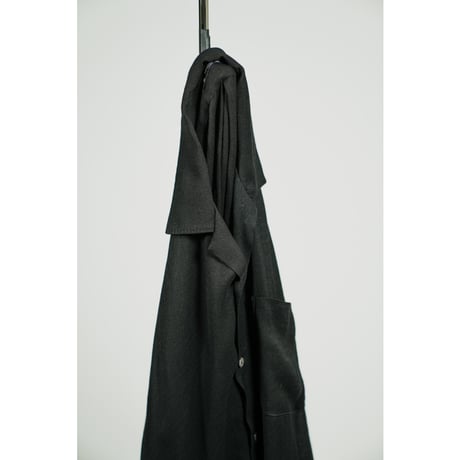 MAATEE&SONS OPEN COLLAR SHIRTS SILKRAYON