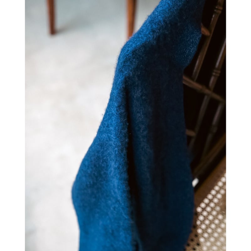 MAATEE&SONS Ex. CASHMERE SHAGGY 2 N/B CARDIGAN