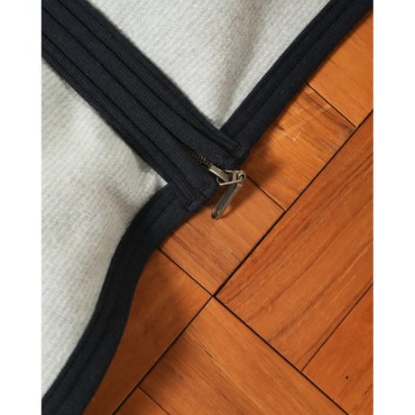 YE OLDE & NEW MAN "RANDONNEUR" WOOL FLEECE HIGH NECK LINER CARDIGAN