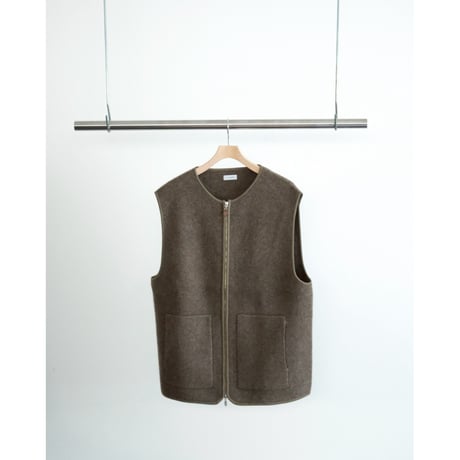 WALENODE  innocent YAK Zip-up vest