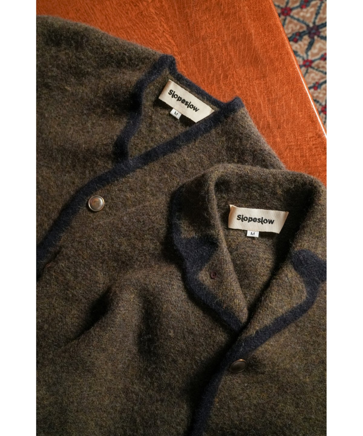 slopeslow BOILED CASHMERE SHETLAND JACKET HF |