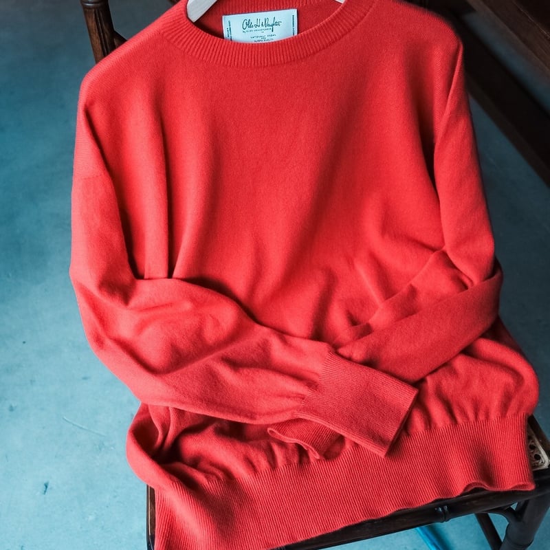 Olde H & Daughter AGED CASHMERE PLAIN STITCH CR