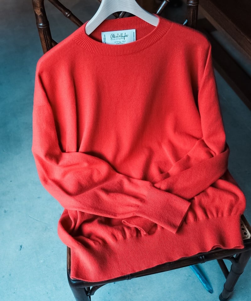 Olde H & Daughter AGED CASHMERE PLAIN STITCH CR