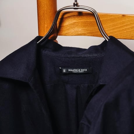 MAATEE&SONS SILK FLANNEL PULLOVER SHIRTS