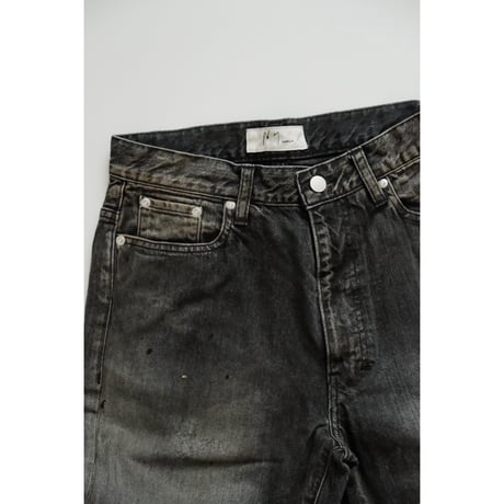ANCELLM #07 SLIM STRAIGHT 5P DENIM PANTS