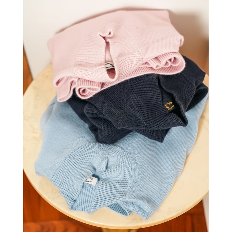MAATEE&SONS 梳毛CASHMERE多本撚 MN P/O SWEATER 