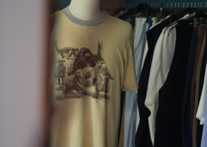 MAATEE&SONS Ex. M＆WOOLEE RINGER TEE (yellow) |  