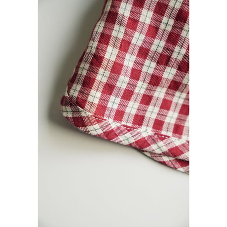 MAATEE&SONS Ex. "LINEN/SILK CK" S.S. SHORTS "PORORI"