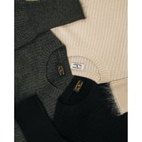 MAATEE&SONS BABY CASH WAFFLE SWEATER