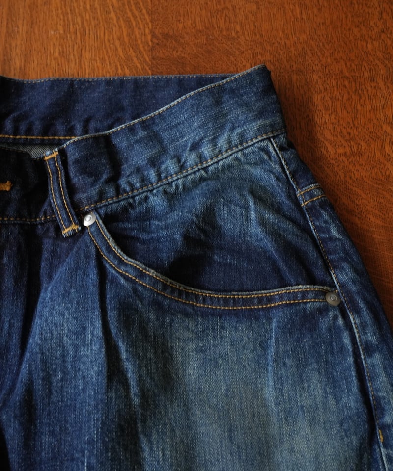 ANCELLM AGING TAPERED 5P DENIM PANTS | MusterWerk ANCELLM AGING TAPERED 5P DENIM PANTS | MusterWerk
