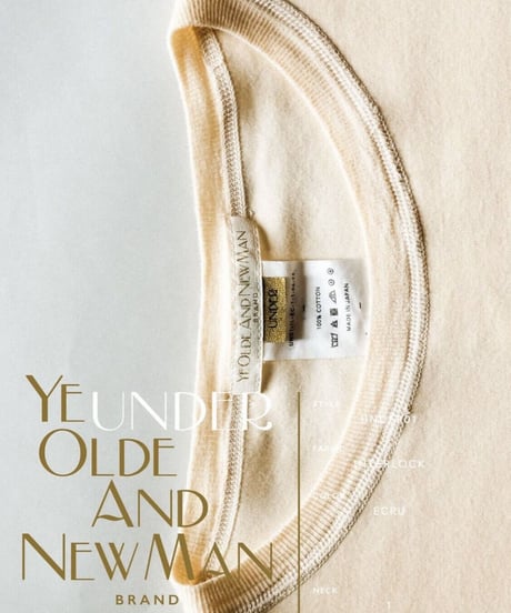 YE OLDE & NEW MAN "UNDER" INTERLOCK L/S "narrow neck"