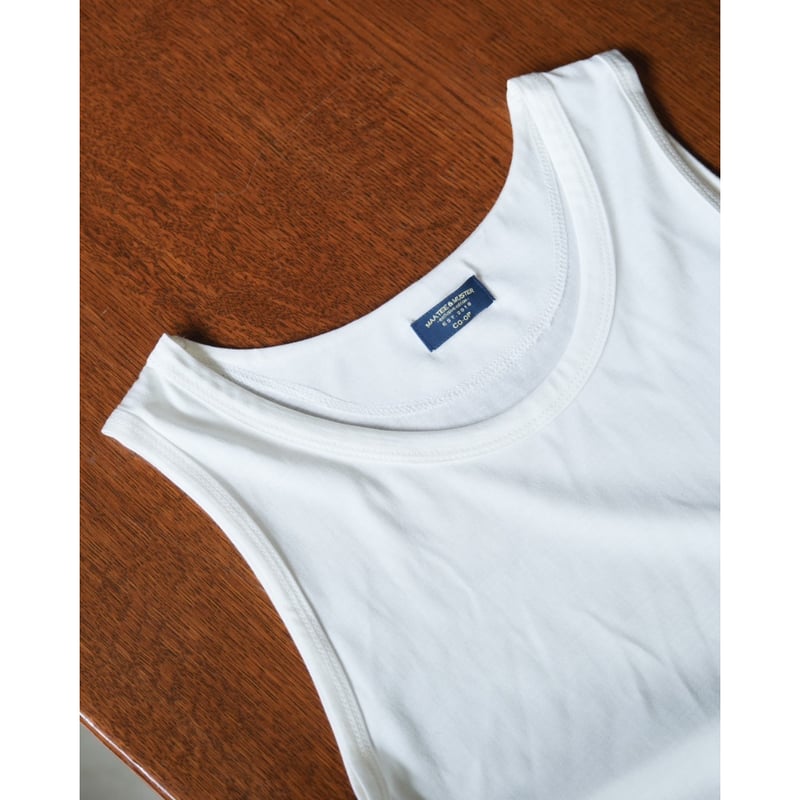 MAATEE&SONS Ex. WASHABLE SILK TENJIKU TANK TOP