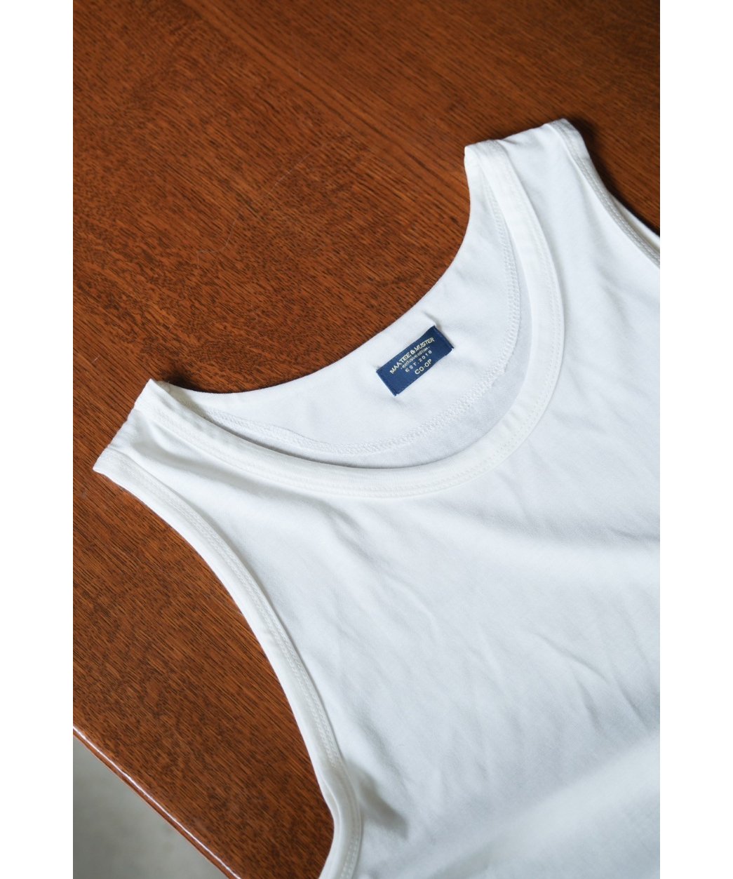 MAATEE&SONS Ex. WASHABLE SILK TENJIKU TANK TOP