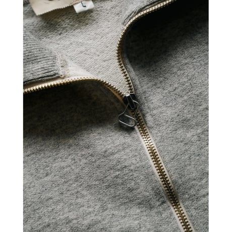 Slopeslow Ex.WOOL FRENCH TERRY HALF ZIP SWEATSHIRT