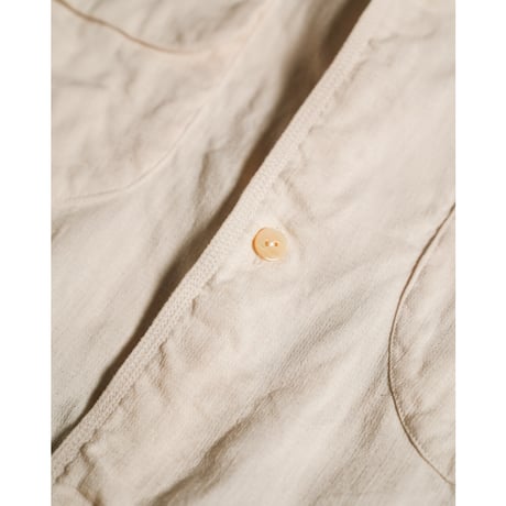 MAATEE&SONS "LINEN SILK二重織り" NOT A PLAIN SHIRTS