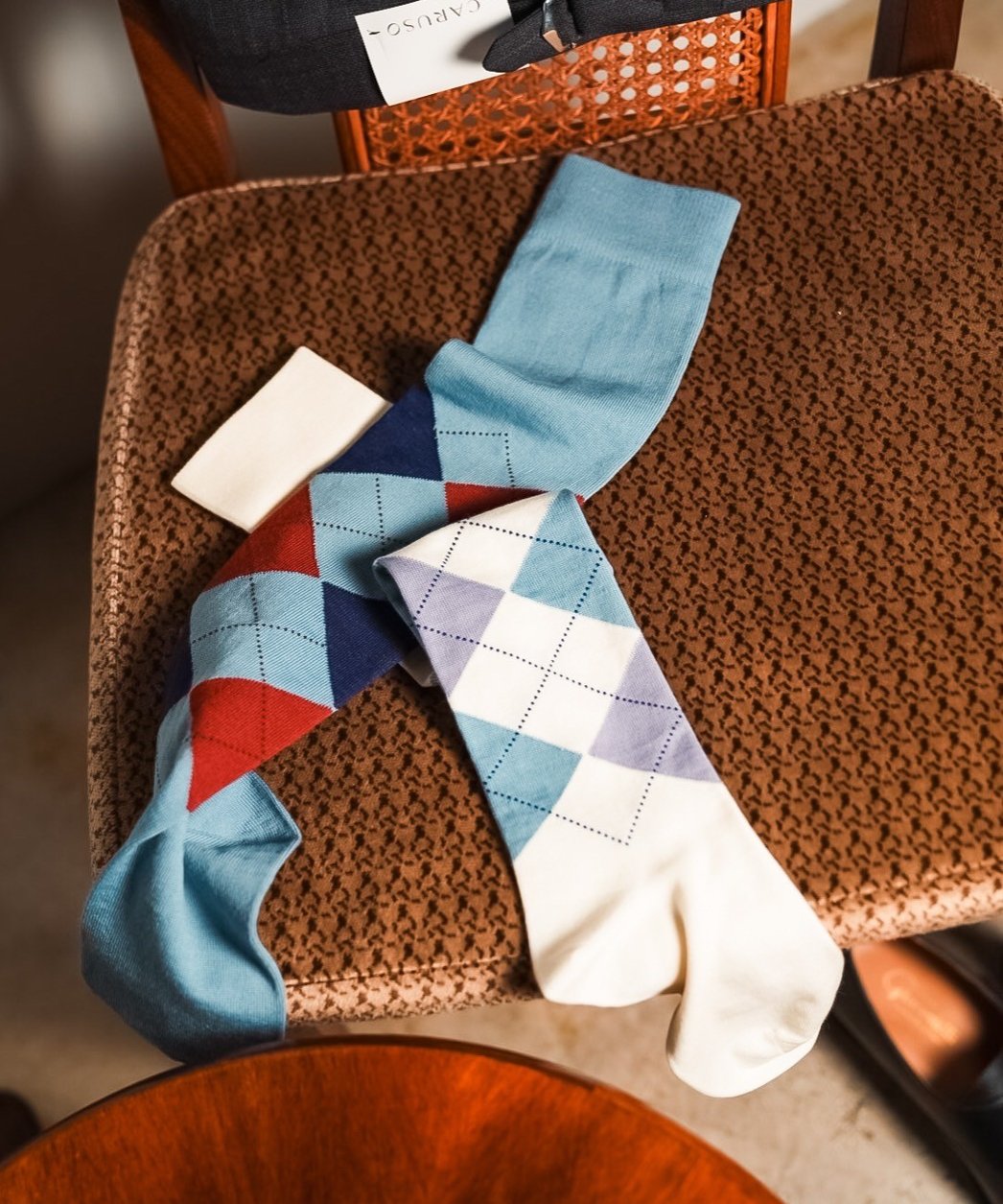 MAATEE&SONS ARGYLE LONG SOCKS | MusterWerk