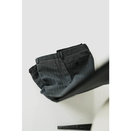 BIBOJA High Waisted Flare Trousers - No Pleat/Slanted Pockets