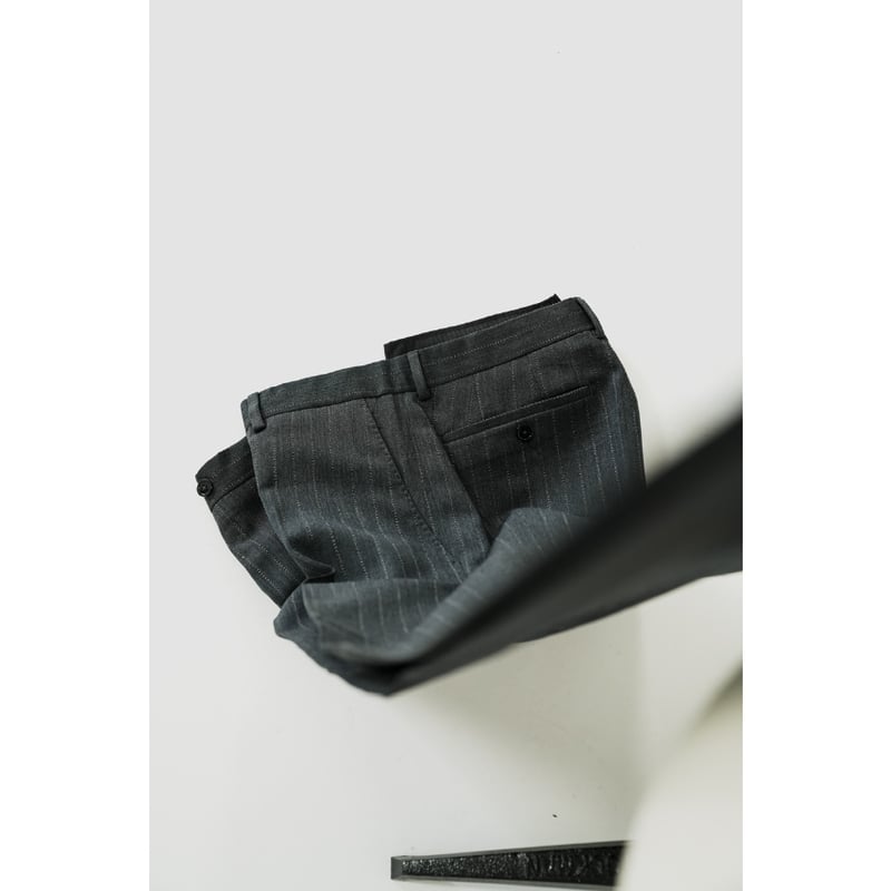 BIBOJA High Waisted Flare Trousers - No Pleat/S
