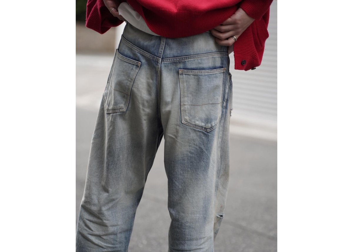 ANCELLM 5P SELVEDGE DENIM PANTS USED | MusterWerk