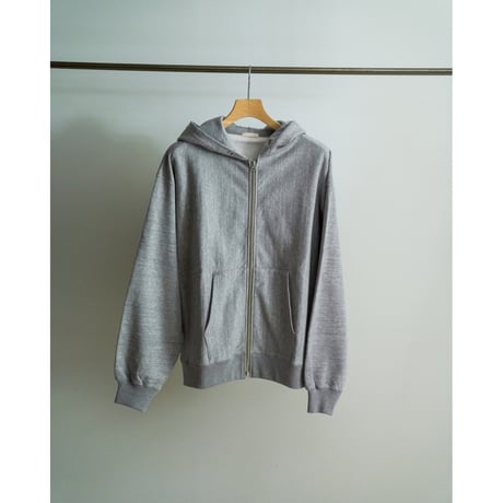 ULTERIOR Ex. FADED SILKY TERRY RW SWEAT FULL ZIP HOODIE
