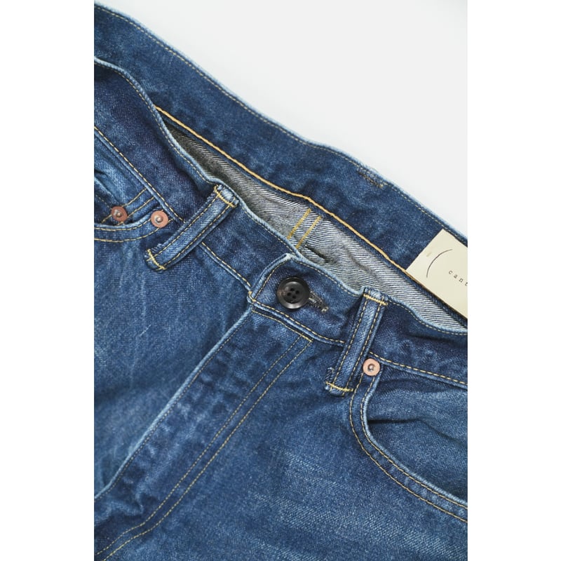 cantate Denim Flare Trousers (VINTAGE WASH) | M
