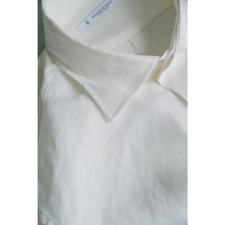 MAATEE&SONS SEMI WIDE SPREAD SHIRTS "極HEMPSILK"