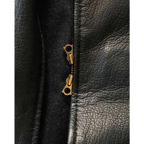 MAATEE&SONS DEAR LEATHER VEST 裏カシミヤ